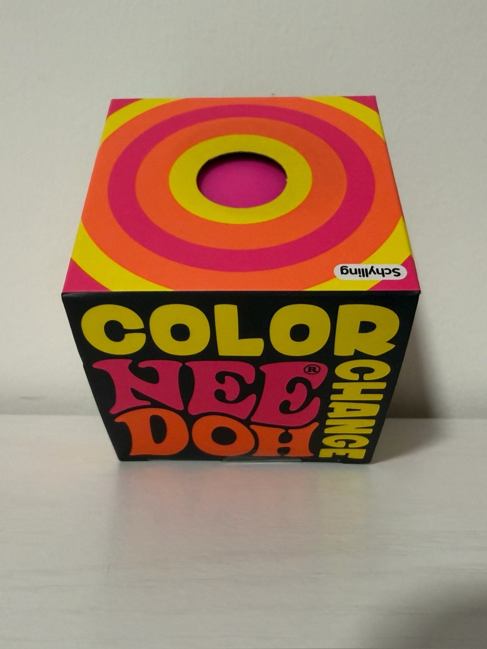 NEW NeeDoh Color Change Pink Stress Ball Fidget Squishy Schylling toy